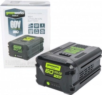 Аккумулятор GREENWORKS 60.0V 4,0 Ач Li-ion G60B4 (2918407) [2918407]