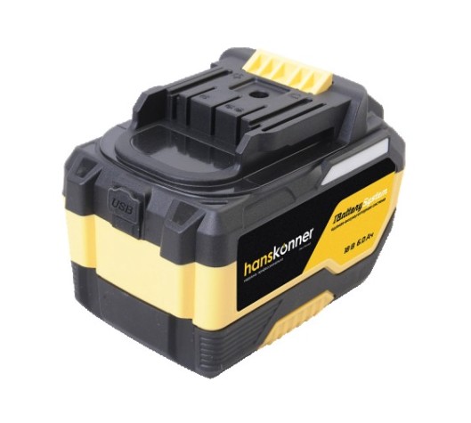 Аккумулятор HANSKONNER HBP2006 18В, 6.0 Ач Аккумулятор HANSKONNER HBP2006 18В, 6.0 Ач