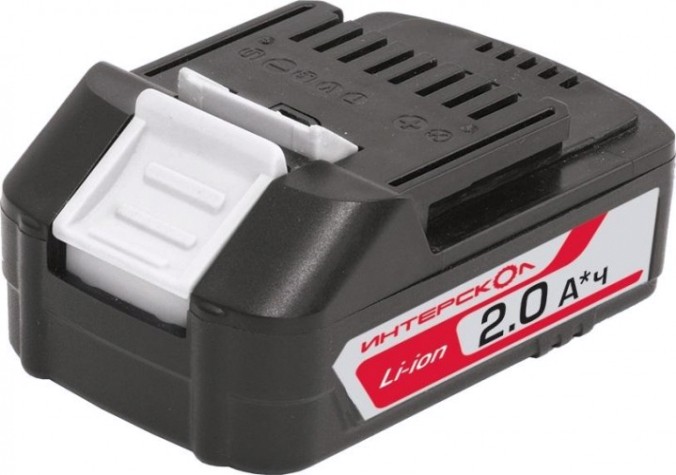 Аккумулятор ИНТЕРСКОЛ 18.0V 2,0 Ач Li-Ion АПИ-2/18И с индикатором [2400.120]