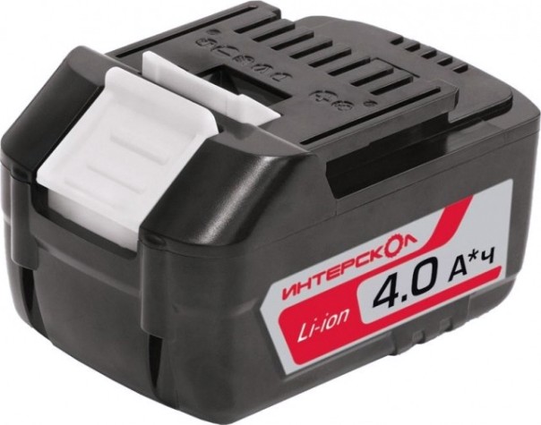 Аккумулятор ИНТЕРСКОЛ 18.0V 4,0 Ач Li-Ion АПИ-4/18И с индикатором [2400.121]