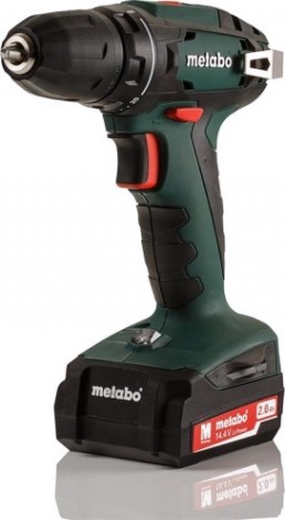 Аккумуляторная дрель-шуруповерт METABO BS 14.4 2х2,0 Ач, патрон 10 мм [602206530]