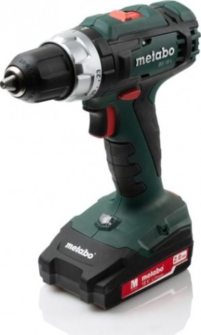 Аккумуляторная дрель-шуруповерт METABO BS 18 L 2x2.0 Ач [602321500]