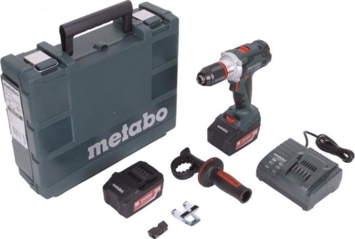 Аккумуляторная дрель-шуруповерт METABO BS 18 LTХ Impuls 2x5.2 Ач [602191650]