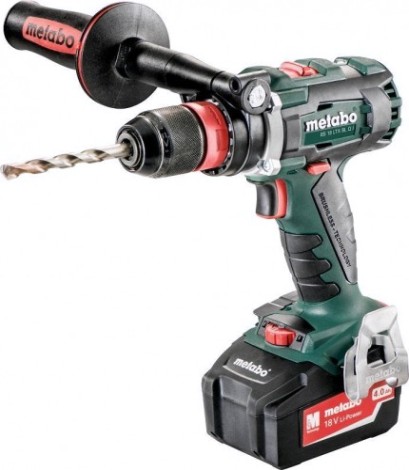 Аккумуляторный шуруповерт METABO BS 18 LTХ BL Quick i 2x4.0 Ач, бесщеточная [602351500]