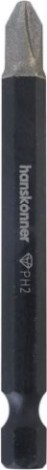 Бита для заворачивания HANSKONNER HKPH2-75-2 ph2x75мм, сталь s2, diamond powder