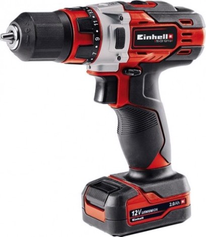 Дрель-шуруповерт аккумуляторная EINHELL TE-CD 12/1 Li (2x2,0Ah) [4513594]