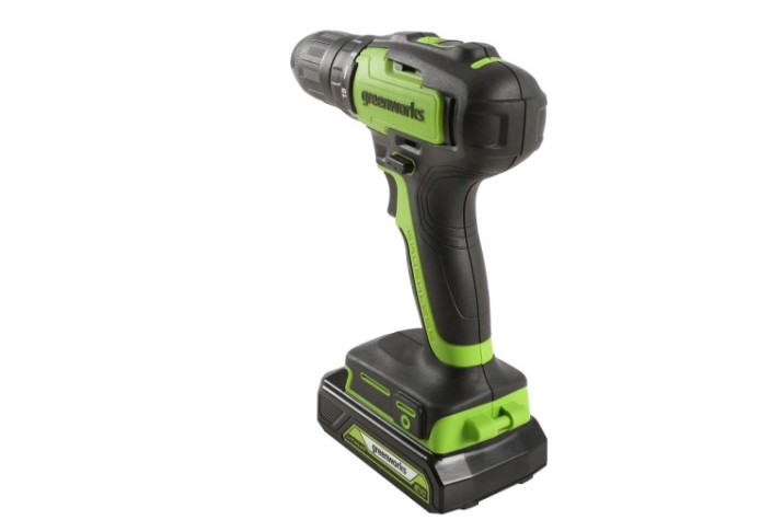 Дрель-шуруповерт аккумуляторная GREENWORKS GD24DD35K2 1х2 Ач [3704007UA]