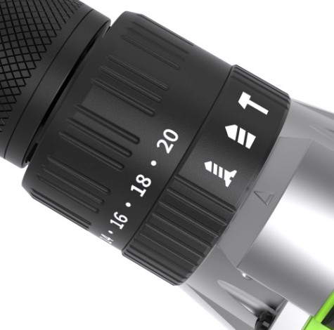 Дрель-шуруповерт аккумуляторная GREENWORKS GD24DD60K2 1х2 Ач (3704107UA) [3704107UA]