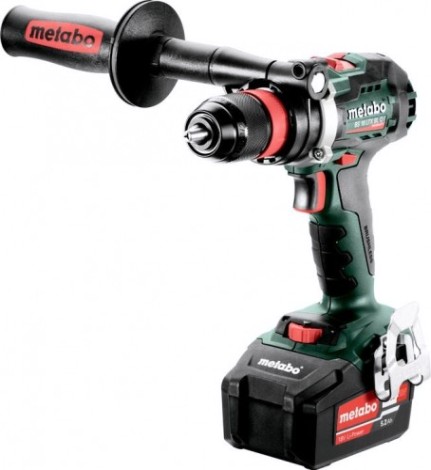 Дрель-шуруповерт аккумуляторная METABO BS 18 LTХ BL Quick i 2x5,2 Ач, бесщеточная [602359650]