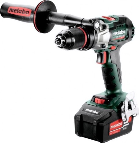 Дрель-шуруповерт аккумуляторная METABO SB 18 LTX BL i 2x4,0 Ач, ударная, бесщеточная [602360500]