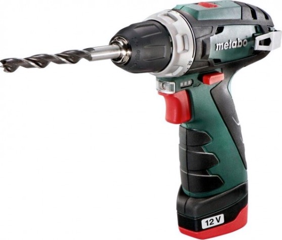 Дрель-шуруповерт METABO PowerMaxx BS Basic 2х2,0 Ач, кейс [600080500] Зарядное устройство LC 40