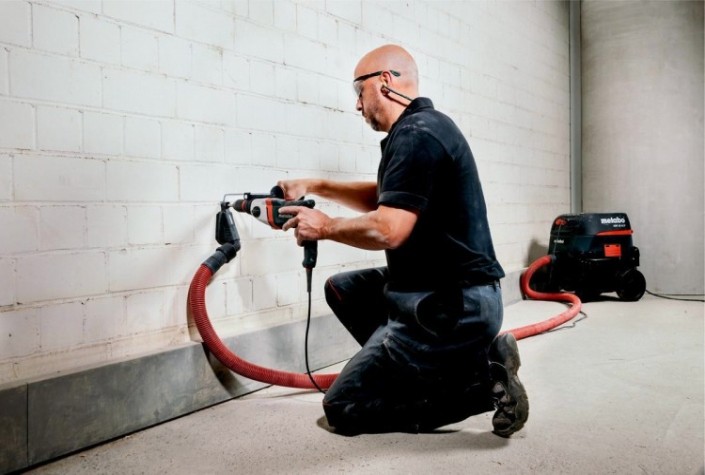 Дрель ударная сетевая METABO SBEV 1300 - 2 (БЗП) двухскоростная [600786500] кейс, патрон Futuro Plus