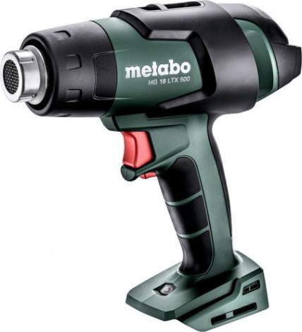Фен строительный METABO HG 18 LTX 500 без АКБ и ЗУ, кейс [610502840]