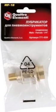 Фильтр QUATTRO ELEMENTI лубрикатор mf-1b, соединение папа 1/4"-мама 1/4" [771-039]
