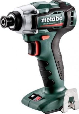 Гайковерт аккумуляторный METABO PowerMaxx SSD 12 BL без АКБ и ЗУ, Metaloc, бесщеточный [601115840]