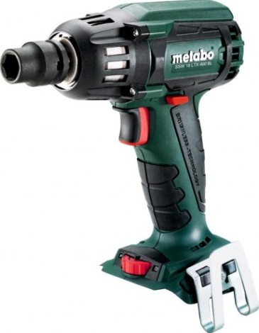 Гайковерт аккумуляторный METABO SSW 18 LTX 400 BL ударный, без АКБ и З/У, бесщеточный [602205890]