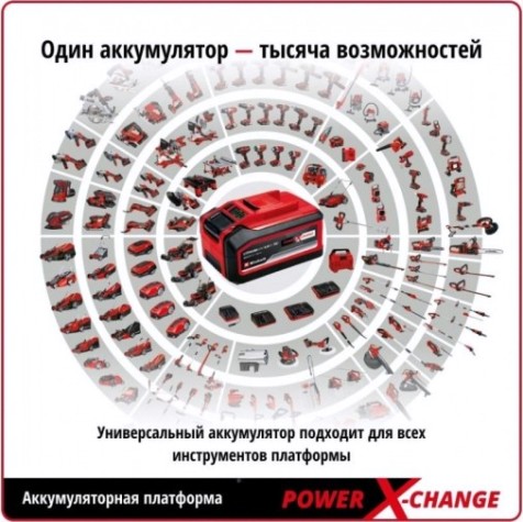 Газонокосилка аккумуляторная EINHELL PXC GE-CM 18/33 Li-Solo [3413266]
