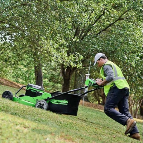 Газонокосилка аккумуляторная GREENWORKS 2 519 207 без АКБ и ЗУ [2519207]