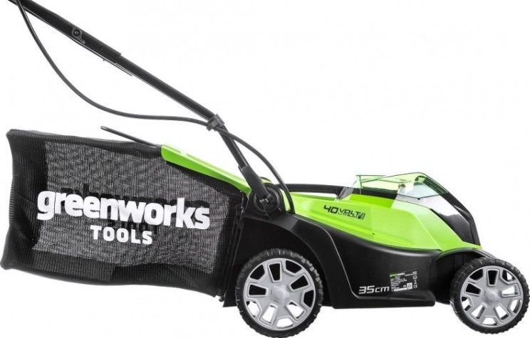 Газонокосилка аккумуляторная GREENWORKS G40LM35 без АКБ и ЗУ (2501907) [2501907]