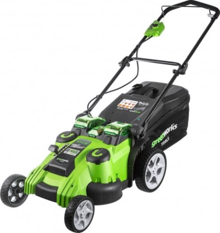 Газонокосилка аккумуляторная GREENWORKS G40LM49DBK4 (2500207VB) [2500207VB]
