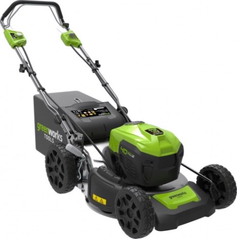 Газонокосилка аккумуляторная GREENWORKS GD40LM46SPK4 бесщеточная, самоходная (2506807UB) [2506807UB]