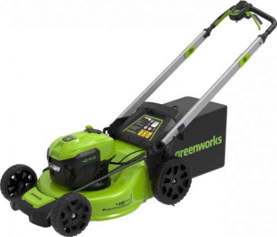 Газонокосилка аккумуляторная GREENWORKS GD40LM48SPК4 самоходная [2517407UB]