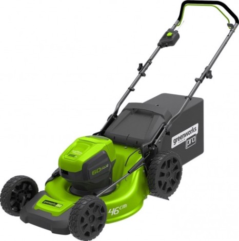 Газонокосилка аккумуляторная GREENWORKS GD60LM46HP бесщеточная без АКБ и ЗУ (2502807) [2502807]