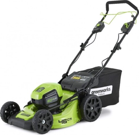 Газонокосилка аккумуляторная GREENWORKS GD60LM46SP бесщеточная, самоходная, без АКБ и ЗУ (2502907) [2502907]