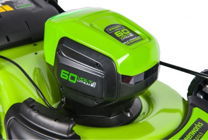 Газонокосилка аккумуляторная GREENWORKS GD60LM46SP бесщеточная, самоходная, без АКБ и ЗУ (2502907) [2502907]