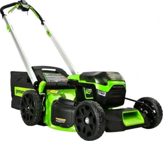 Газонокосилка аккумуляторная GREENWORKS GD60LM51SP самоходная, бесщеточная, без АКБ и ЗУ [2514307]