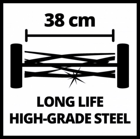 Газонокосилка механическая EINHELL GE-HM 38 S-F [3414161]