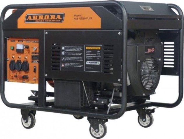 Генератор бензиновый AURORA AGE 12000 D PLUS [14685]