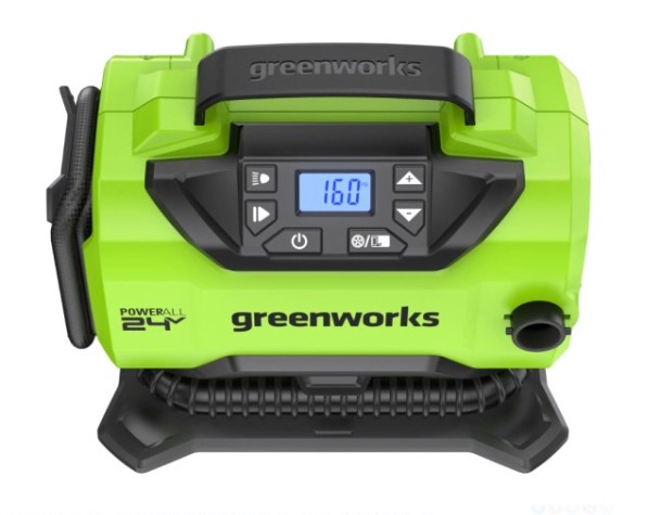 Компрессор автомобильный GREENWORKS ACG301 3 400 807 аккумуляторный без АКБ и ЗУ [3400807]