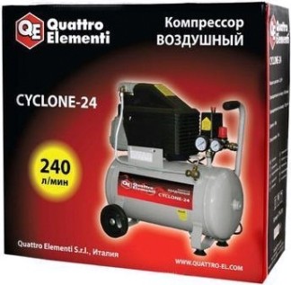 Компрессор поршневой QUATTRO ELEMENTI CYCLONE-24 [770-230]