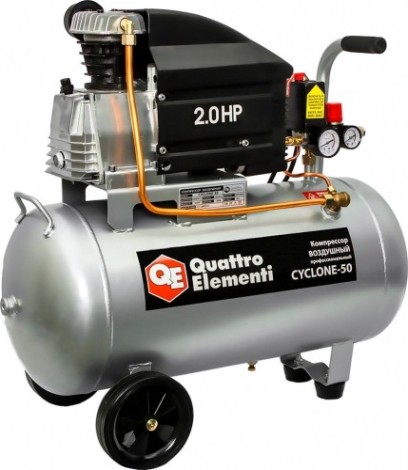Компрессор поршневой QUATTRO ELEMENTI CYCLONE-50 [248-634]