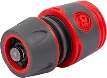 Коннектор QUATTRO ELEMENTI для шланга 1/2", мягкий пластик, аквастоп [646-089]