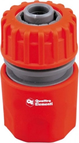 Коннектор QUATTRO ELEMENTI для шланга 1/2", пластик [645-990]