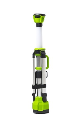 Мачта GREENWORKS G120WDV светодиодная осветительная 2-в-1, без АКБ и ЗУ [3401107]