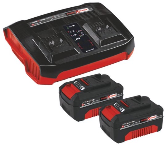 Набор АКБ и ЗУ EINHELL pxc 2x4,0 Ач twincharger двухпостовое [4512112]