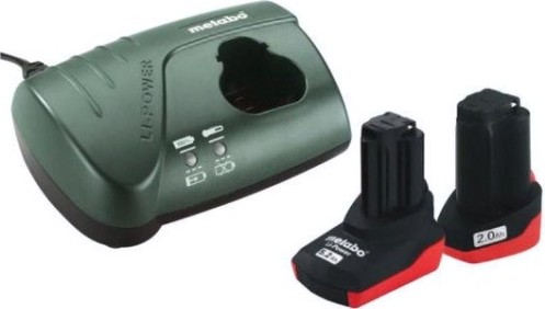 Набор аккумуляторов и зарядное устройство METABO 10,8V Basic-Set 1х2,0 Ач, 1х5,2 Ач [685067000]