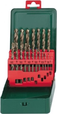 Набор сверл по металлу METABO HSS-Co 19 шт. (1-10 мм.) 627157000 [627157000]