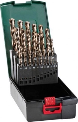 Набор сверл по металлу METABO HSS-Co 25 шт. (1-13 мм) 627122000 [627122000]