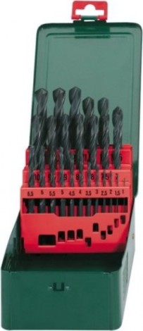 Набор сверл по металлу METABO HSS-R 25 шт. (1-13 мм.) 627152000 [627152000]