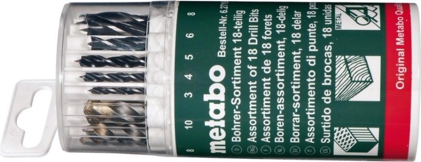 Набор сверл универсальных METABO 18 предметов 627190000 [627190000]