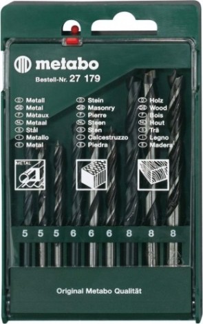 Набор сверл универсальных METABO 9 предметов 627179000 [627179000]