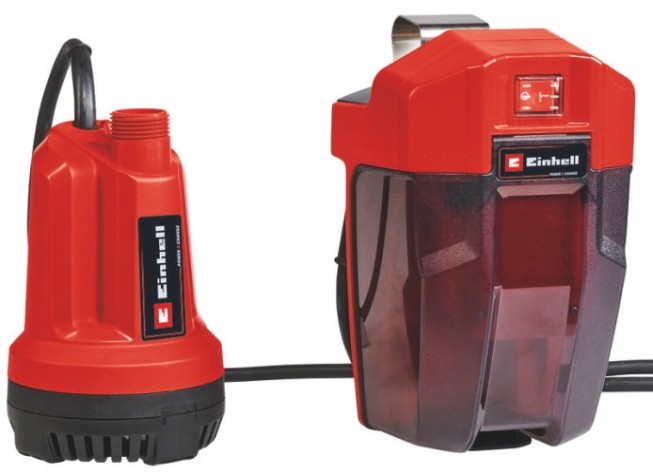 Насос дренажный EINHELL PXC GE-SP 18 Li-Solo для чистой воды аккумуляторный [4181500]