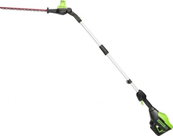 Ножницы-кусторез аккумуляторные GREENWORKS GD60PHT61 60V штанговый, бесщеточный, без АКБ и ЗУ [2301107]