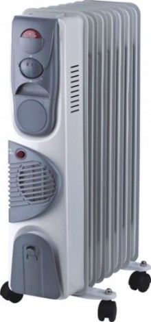 Обогреватель масляный OASIS BB-15T 7 секций с тепловентилятором [4670004377017]