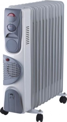 Обогреватель масляный OASIS BB-25T 11 секций с тепловентилятором [4670004377079]
