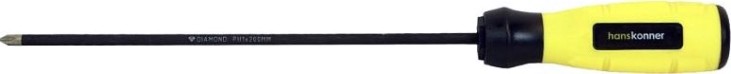 Отвертка крестовая HANSKONNER HK1040-16-PH1-200 алмазн. наконечник